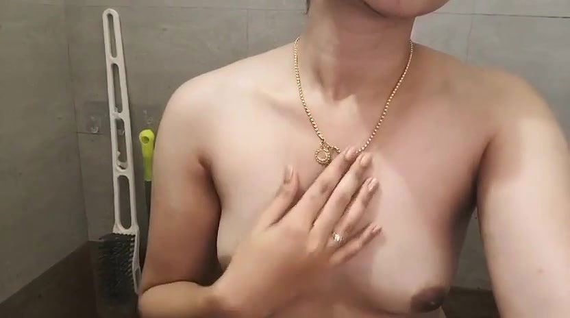 Cute Slim Girl Teasing Perky Boobs