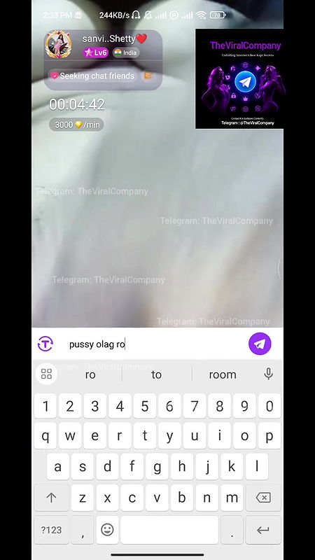 Sanvi Shetty Kannada Chamet Full Nude Show with Audio