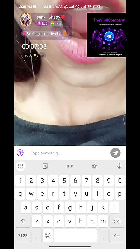 Sanvi Shetty Kannada Chamet Full Nude Show with Audio