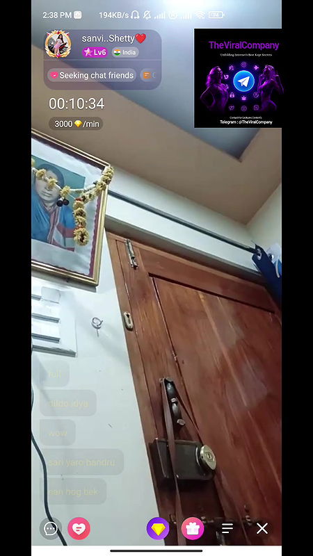 Sanvi Shetty Kannada Chamet Full Nude Show with Audio