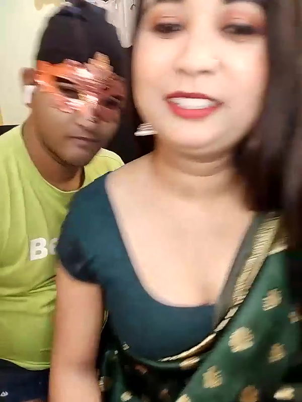 Husband Sucking Wife Boobs and Kissing