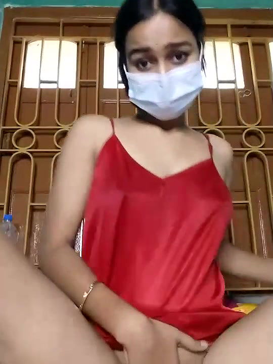 Sexy Mask Girl Teasing