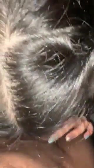 Beautiful girlfriend gives sloppy bj