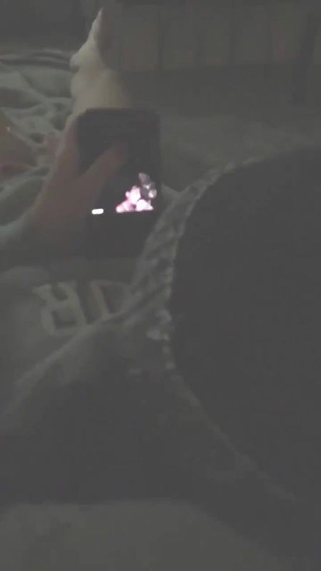 girl caught fingering watching porn