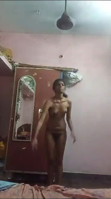 cute slim girl dress remove one by one nude