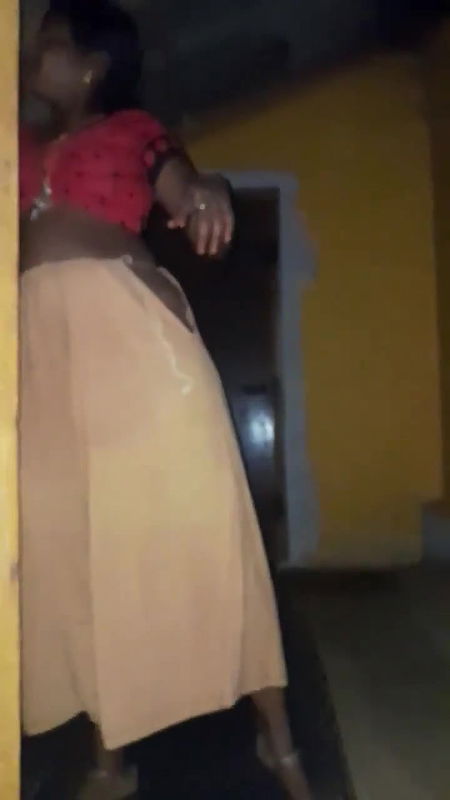 Red saree wife dress removing one by one nude