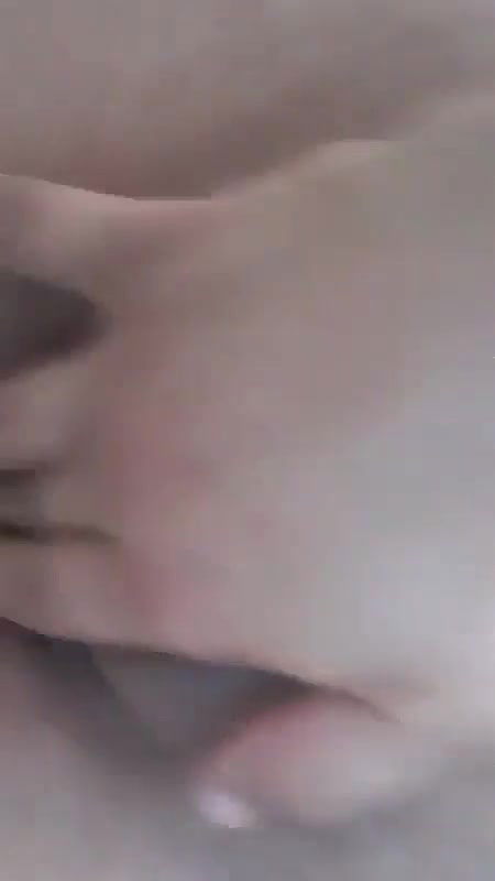 Horny sexy girlfriend showing her big tits and playing with her wet juicy pussy P2