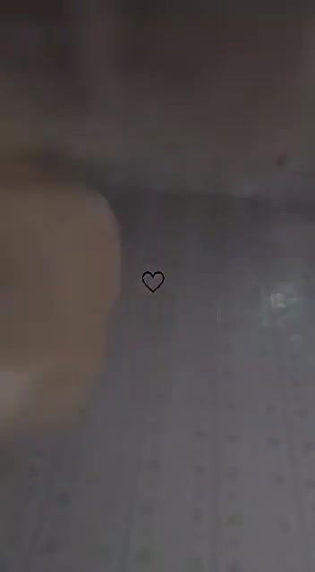 young girl show under bathing shower