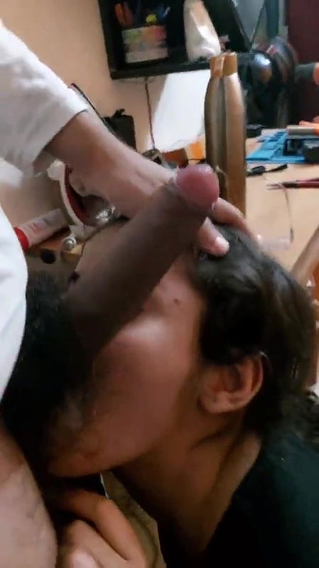 beautiful sexy indian horny gf sucking cock balls