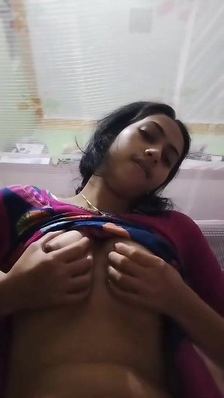beautiful sexy slim girl boobs show