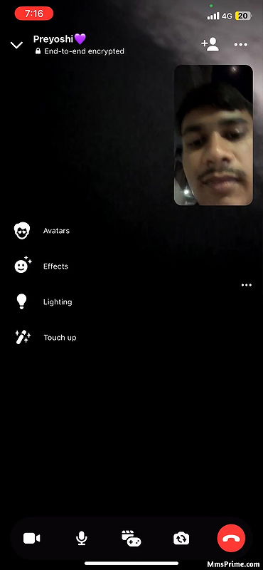 cute dress change on video call