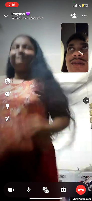 cute dress change on video call