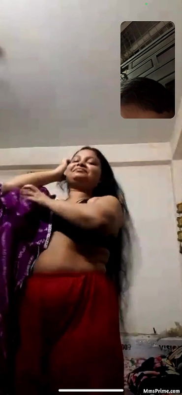 cute dress change on video call