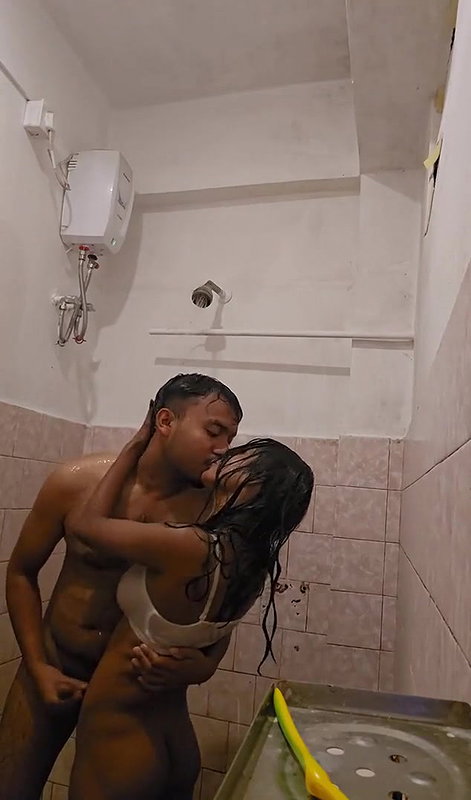 desi horny couple fucking in bathroom shower