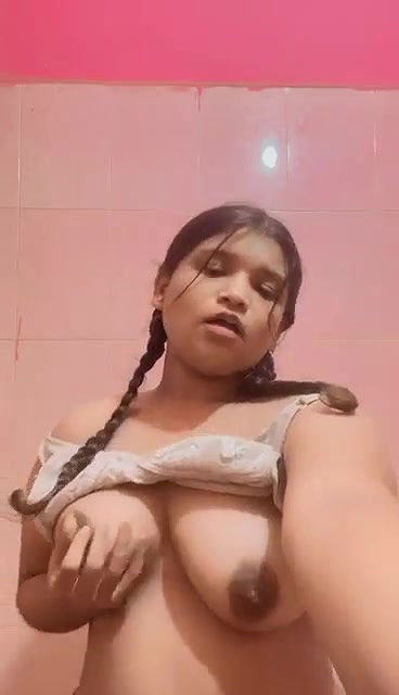 horny bengali gf playing with boobs cute expression