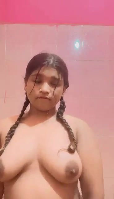 horny bengali gf playing with boobs cute expression