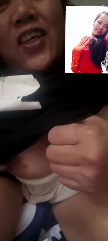 Nepal aunty boobs show on video call