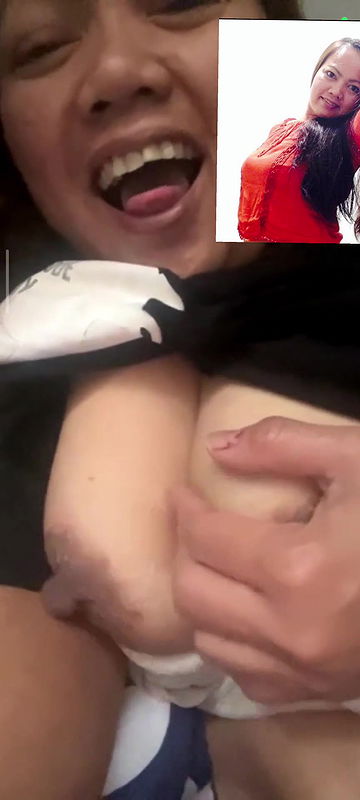 Nepal aunty boobs show on video call