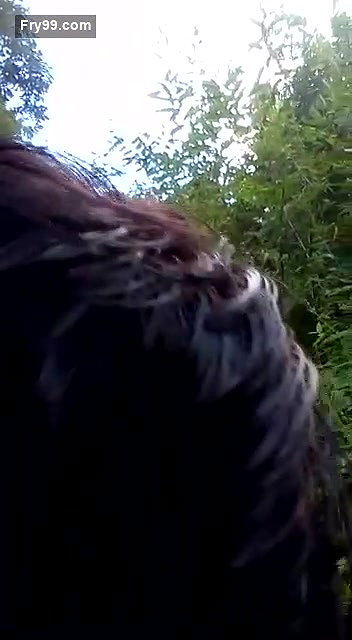 Beautiful girl fucking in jungle