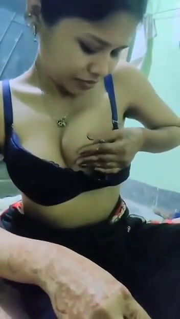 sexy bengali horny wife boobs suck herself