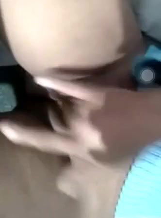 Horny girl fingering pussy selfie video
