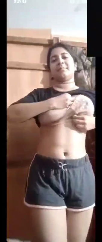 Bengali Sexy Girl Showing Pressing Her Boobs 04