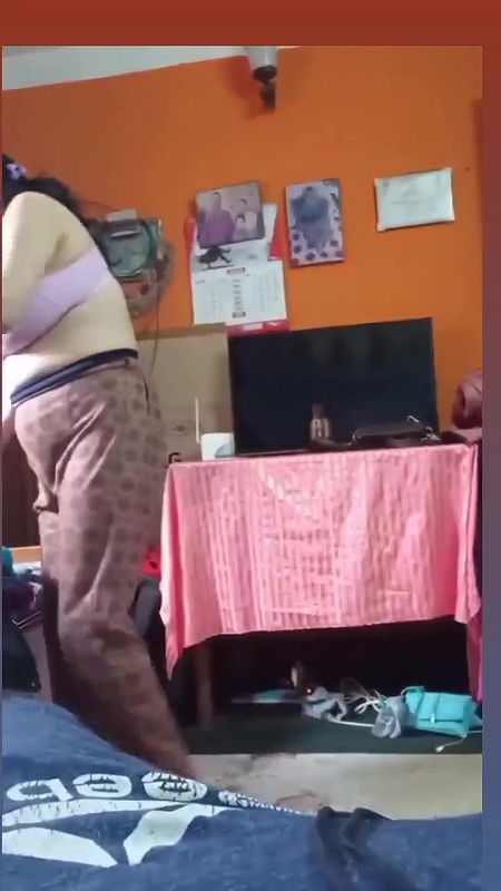 Tanker Mom Changing Clothes In Front Of Her Son 002