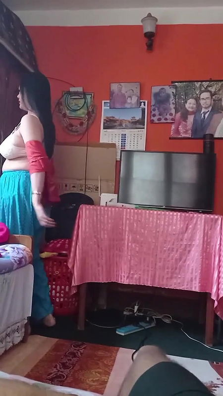 Tanker Mom Changing Clothes In Front Of Her Son 011