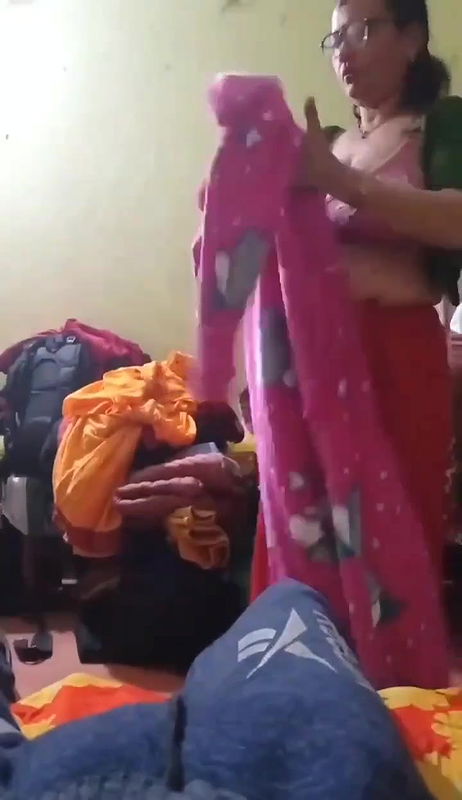 Tanker Mom Changing Clothes In Front Of Her Son 09