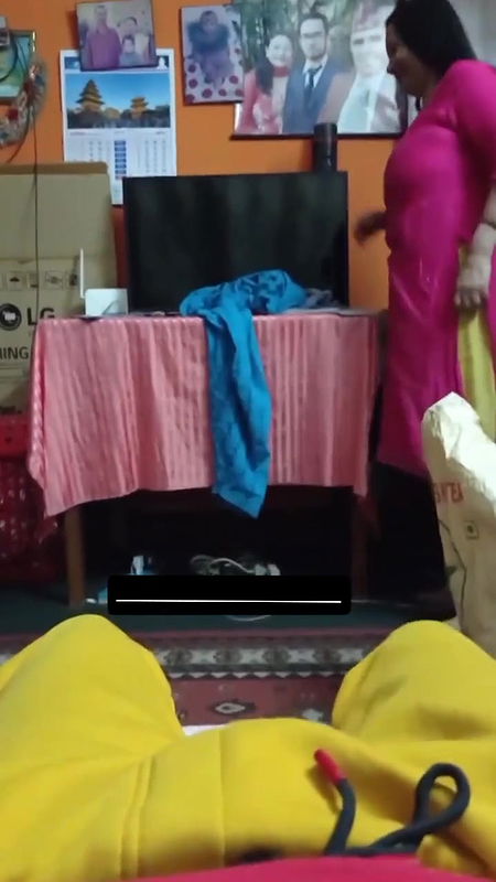 Tanker Mom Changing Clothes In Front Of Her Son 006