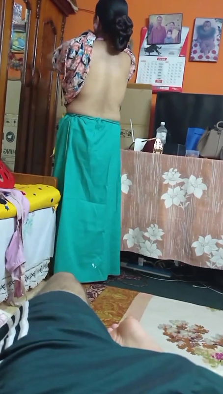 Tanker Mom Changing Clothes In Front Of Her Son 005