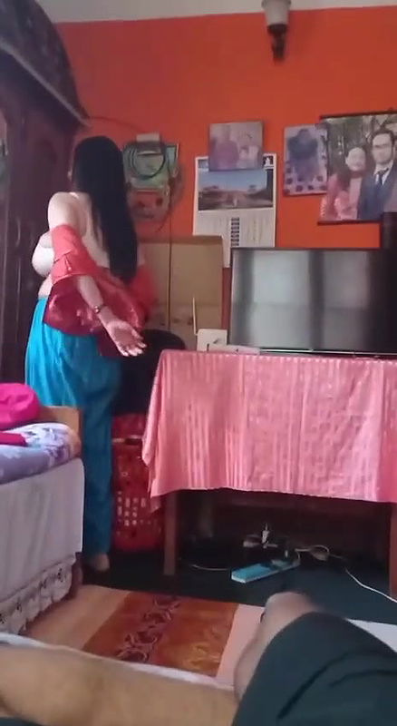 Tanker Mom Changing Clothes In Front Of Her Son 016