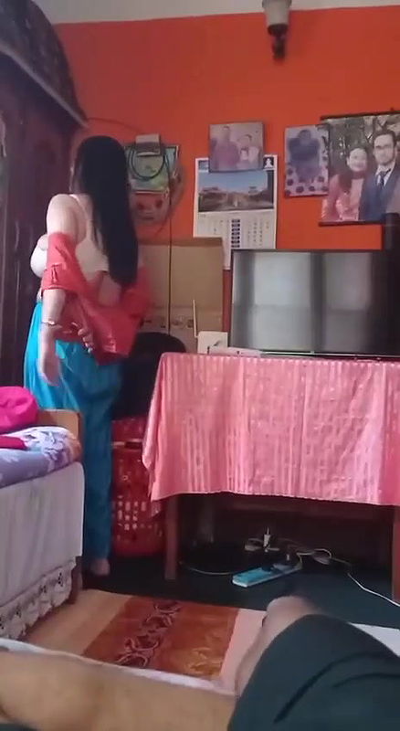 Tanker Mom Changing Clothes In Front Of Her Son 016