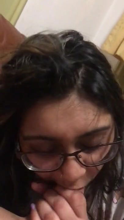 Chubby Indian wife blowjob to her husband