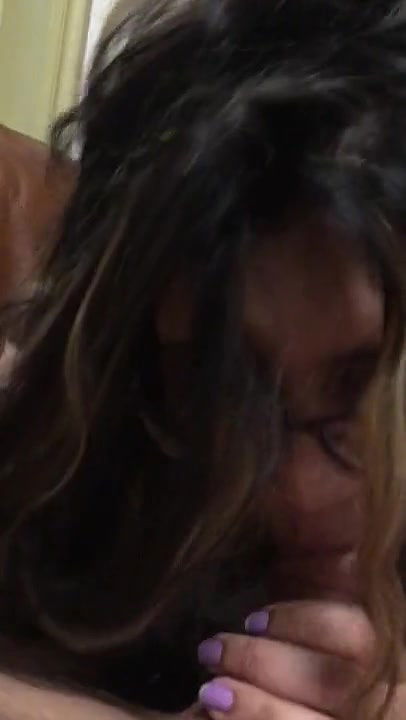 Chubby Indian wife blowjob to her husband