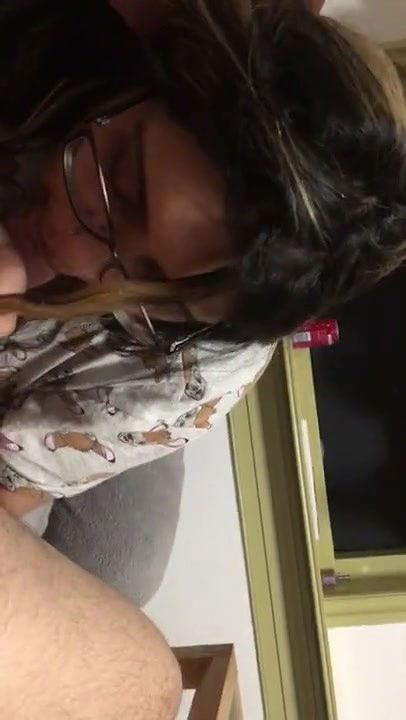 Chubby Indian wife blowjob to her husband