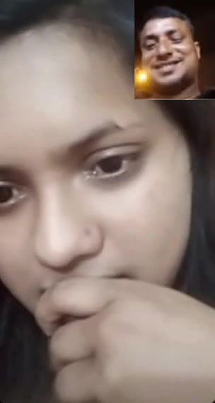 Young Cute Girl Showing