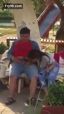 Hot college girl caught sucking cock in park.mp4