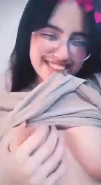 beautiful cute gf playing with boobs 2
