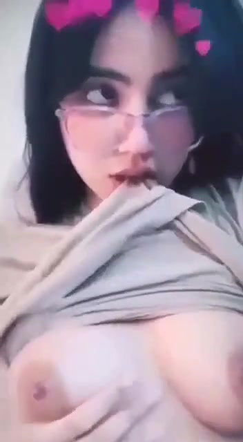 beautiful cute gf playing with boobs 2