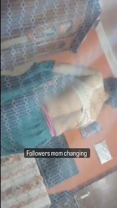 bigboob sexy milf mom changing front of her son 1