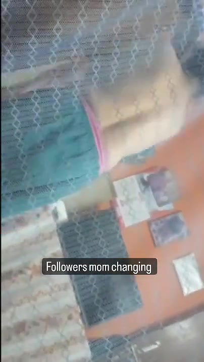 bigboob sexy milf mom changing front of her son 1