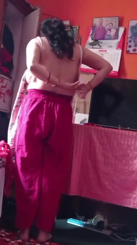 bigboob sexy milf mom changing front of her son 10