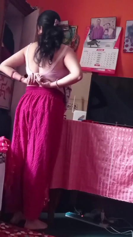 bigboob sexy milf mom changing front of her son 10