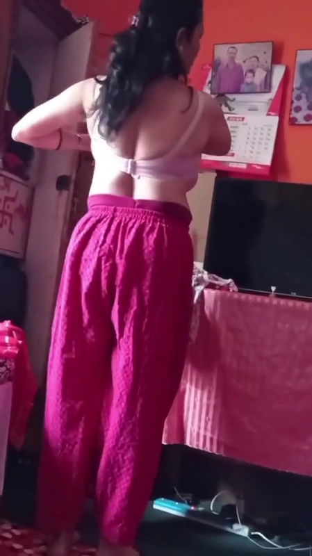 bigboob sexy milf mom changing front of her son 10