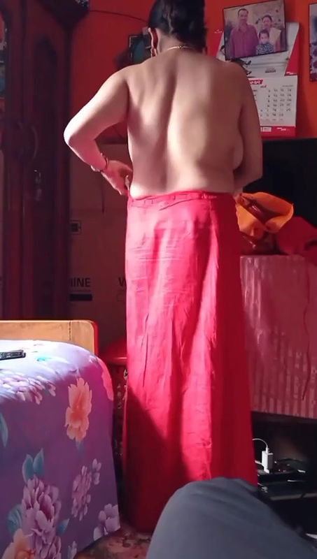 bigboob sexy milf mom changing front of her son 2