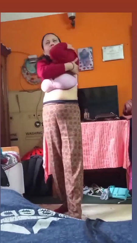 bigboob sexy milf mom changing front of her son 3