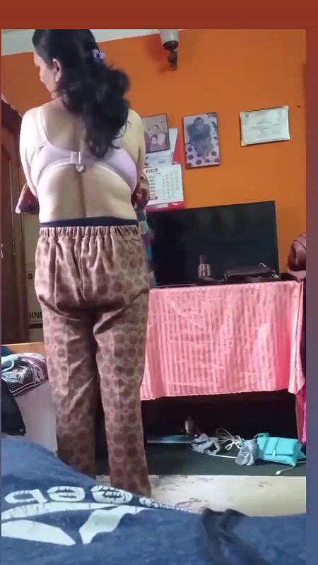 bigboob sexy milf mom changing front of her son 3