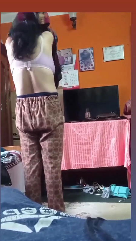 bigboob sexy milf mom changing front of her son 3