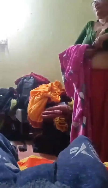 bigboob sexy milf mom changing front of her son 5